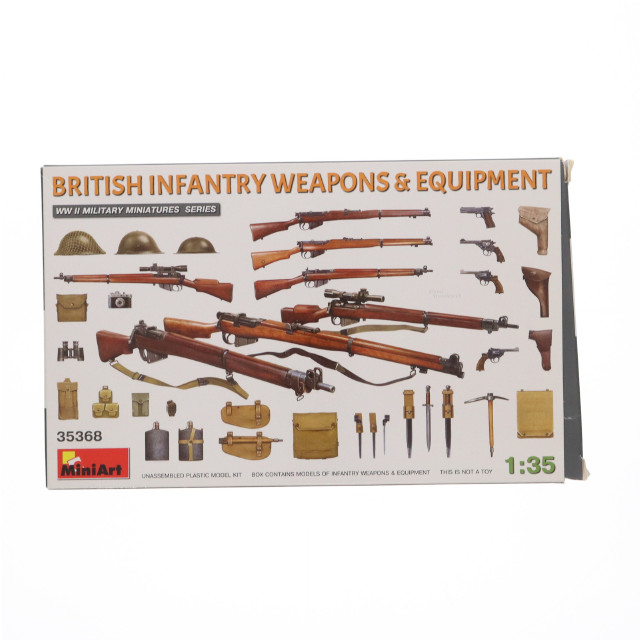 [PTM] 1/35 イギリス軍歩兵用武器&装備品セット プラモデル(MA35368) MiniArt(ミニアート)