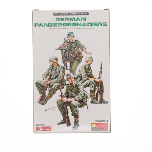 [PTM] 1/35 ドイツ 擲弾兵戦車部隊 4体入 プラモデル(MA35248) MiniArt(ミニアート)