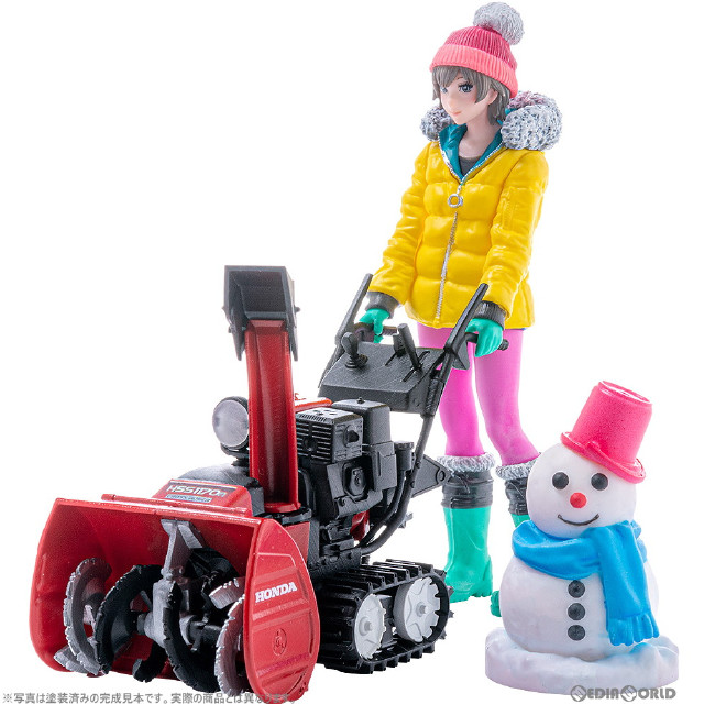 [PTM]PLAMAX MF-62 minimum factory 1/20 みのり with ホンダ小型除雪機 HSS1170n(JX) プラモデル マックスファクトリー