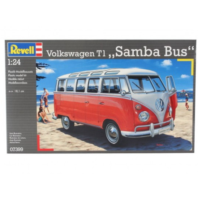 [PTM]1/24 Volkswagen(フォルクスワーゲン) T1 Samba Bas プラモデル(07399) Revell(レベル)