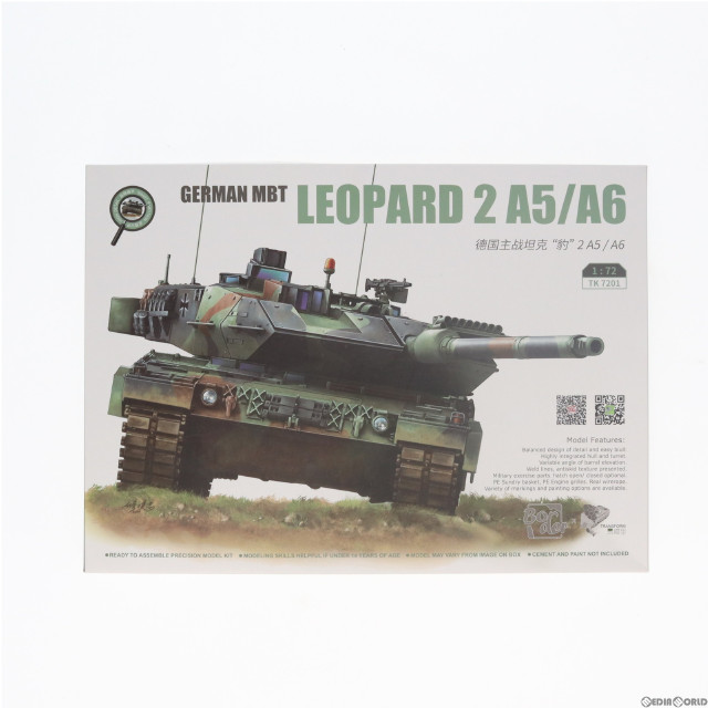 [PTM]1/72 レオパルド2 A5/A6 プラモデル(TK7201) Border Model(ボーダーモデル)