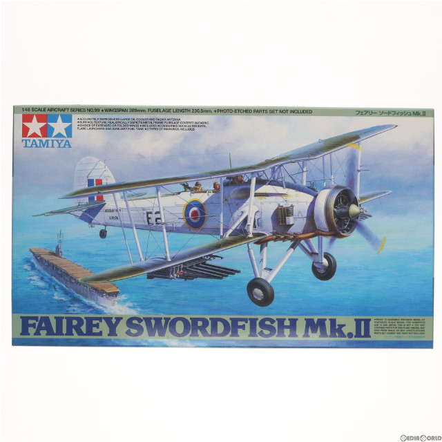 [PTM]1/48 フェアリー ソードフィッシュ Mk.II 傑作機シリーズ No.99 ディスプレイモデル プラモデル(61099) タミヤ
