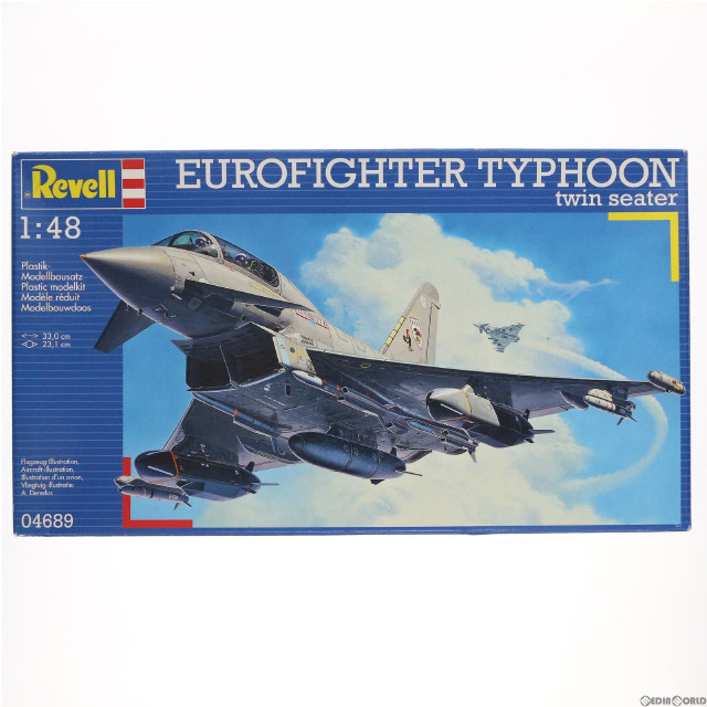 [PTM]1/48 EUROFIGHTER TYPHOON twin seater ユーロファイター タイフーン 複座型 プラモデル(04689) Revell(レベル)