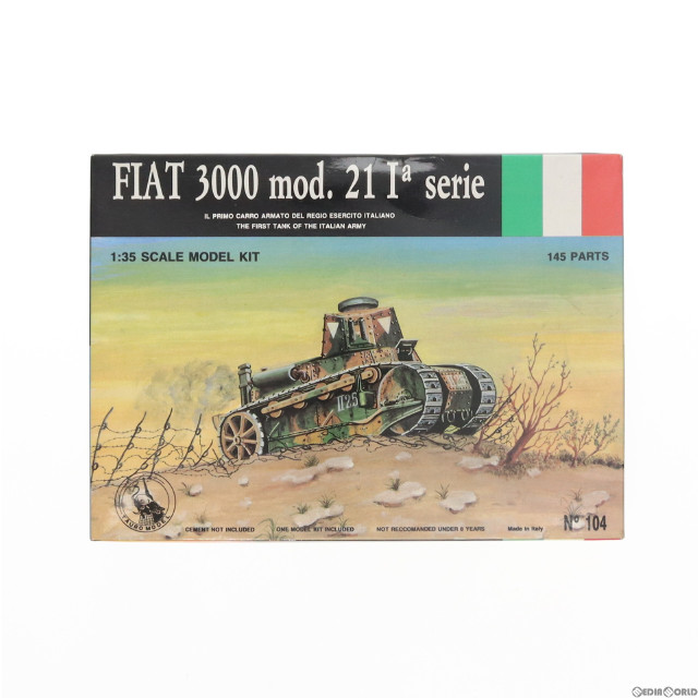 [PTM]1/35 FIAT 3000 mod.21 -フィアット3000 mod.21- Iaシリーズ プラモデル(104) TAURO MODEL(タウロモデル)