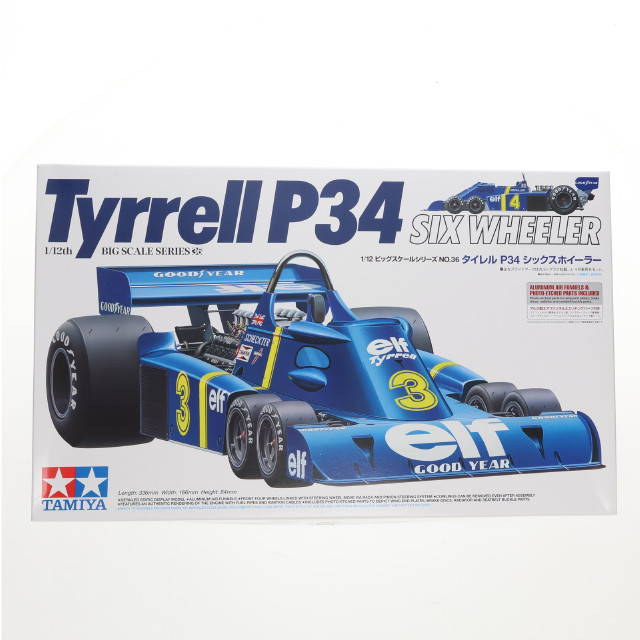 [PTM]1/12 タイレル P34 シックスホイーラー エッチングパーツ付き 「ビッグスケールシリーズ No.36」 ディスプレイモデル [12036] プラモデル(12036) タミヤ