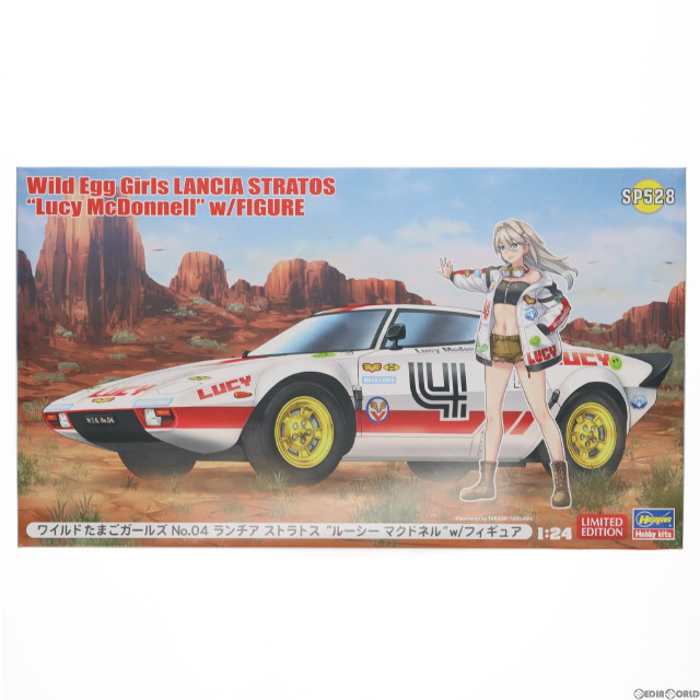 [PTM]1/24 ランチア ストラトス 『ルーシー マクドネル』 w/フィギュア 「ワイルドたまごガールズ No.04」 [SP528] プラモデル(SP528) ハセガワ