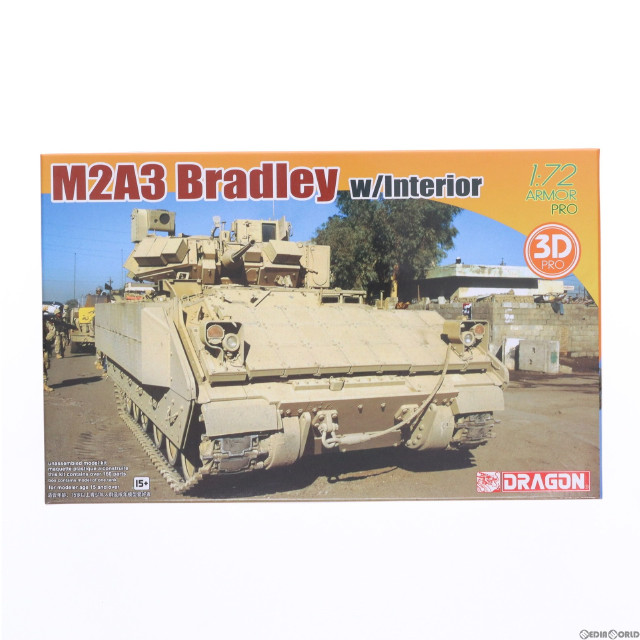 [PTM]1/72 アメリカ軍 歩兵戦闘車 M2A3 ブラッドレー 3Dプリントパーツ インテリア付き プラモデル(DR7610) DRAGON(ドラゴン)