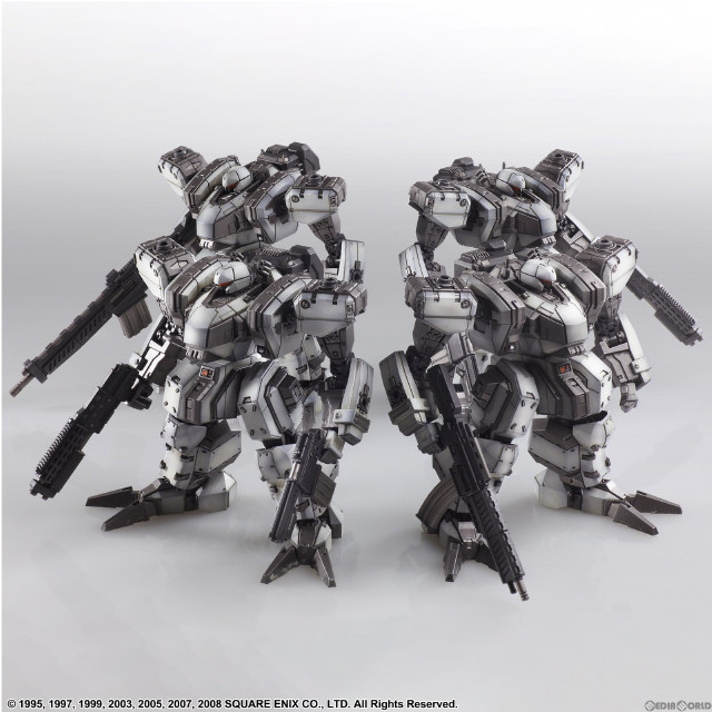 [PTM]フロントミッション ストラクチャーアーツ 1/72 スケール プラスティック モデルキット シリーズ ゼニスDVホワイト 4機セット FRONT MISSION プラモデル スクウェア・エニックス
