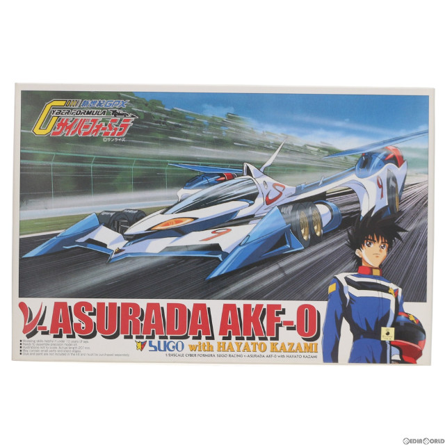 [PTM]1/24 ニューアスラーダAKF-0 with 風見ハヤト 新世紀GPXサイバーフォーミュラ プラモデル アオシマ