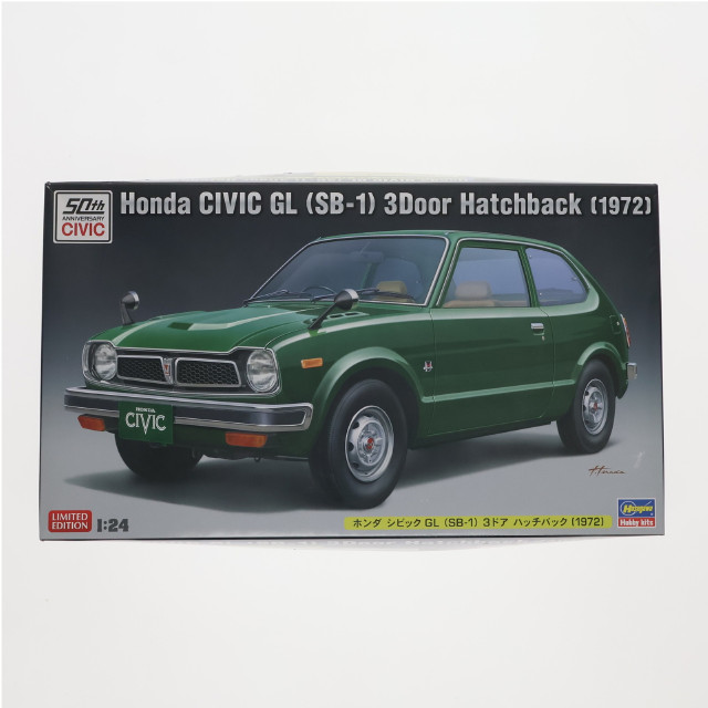 [PTM]1/24 ホンダ シビック GL SB-1 3ドア ハッチバック 1972 プラモデル(20607) ハセガワ