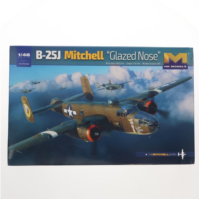 [PTM] 1/48 B-25J ミッチェルl グラスノーズ プラモデル(01F008) HK Model(ホンコンモデルズ)
