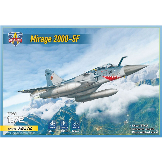 [PTM](再販)1/72 ミラージュ2000-5F プラモデル(MDV72072) モデルズビット