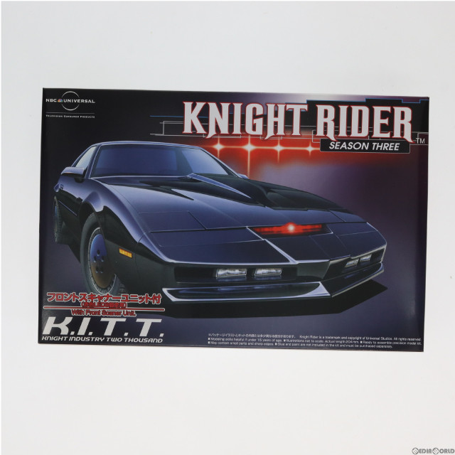 [PTM]1/24 ナイト2000 K.I.T.T. シーズンIII(フロントスキャナーユニット付) ナイトライダーシリーズ プラモデル(041253) アオシマ