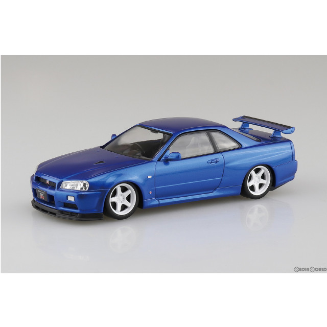 [PTM]ザ・スナップキット No.11-SP1 1/32 ニッサン R34スカイラインGT-R カスタムホイール(ベイサイドブルー) プラモデル(066300) アオシマ