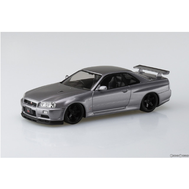 [PTM]ザ・スナップキット No.11-SP4 ニッサン R34スカイラインGT-R カスタムホイール(アスリートシルバー) プラモデル(066331) アオシマ