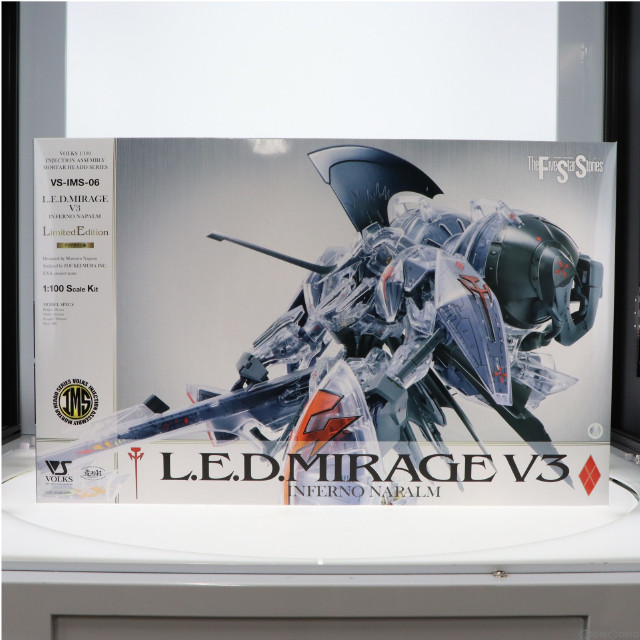 [PTM]IMS 1/100 L.E.D.ミラージュ V3 クリア外装仕様限定版 ファイブスター物語 インジェクション アッセンブリー モーターヘッドシリーズ プラモデル ボークスショップ&ホビー天国ウェブ限定 ボークス