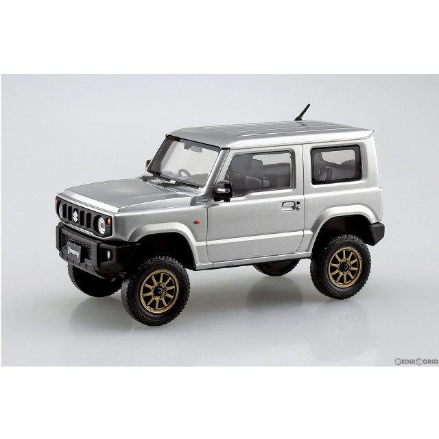 [PTM]ザ・スナップキット No.8-SP4 1/32 スズキ ジムニー カスタムホイール(シルキーシルバーメタリック) プラモデル(066812) アオシマ