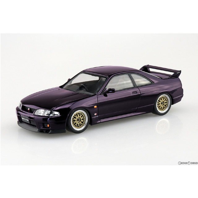 [PTM]ザ・スナップキット No.15-SP1 1/32 ニッサン R33スカイラインGT-R カスタムホイール(ミッドナイトパープル) プラモデル(066386) アオシマ