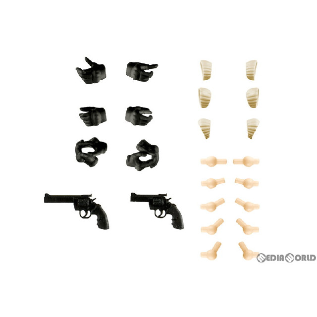 [PTM]LittleArmory(リトルアーモリー) LA-OP13 1/12 創彩少女庭園用タクティカルグローブ2 リボルバーセット(ブラック) プラモデル(326724) TOMYTEC(トミーテック)