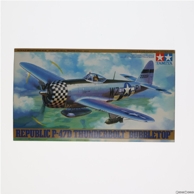 [PTM]1/48 リパブリック P-47D サンダーボルト バブルトップ 傑作機シリーズ No.90 プラモデル(61090) タミヤ