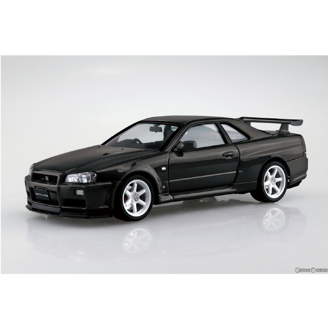 [PTM]ザ・モデルカー No.SP8 1/24 ニッサン BNR34 スカイライン GT-R V-SPECII '02 カスタムホイール プラモデル(066959) アオシマ