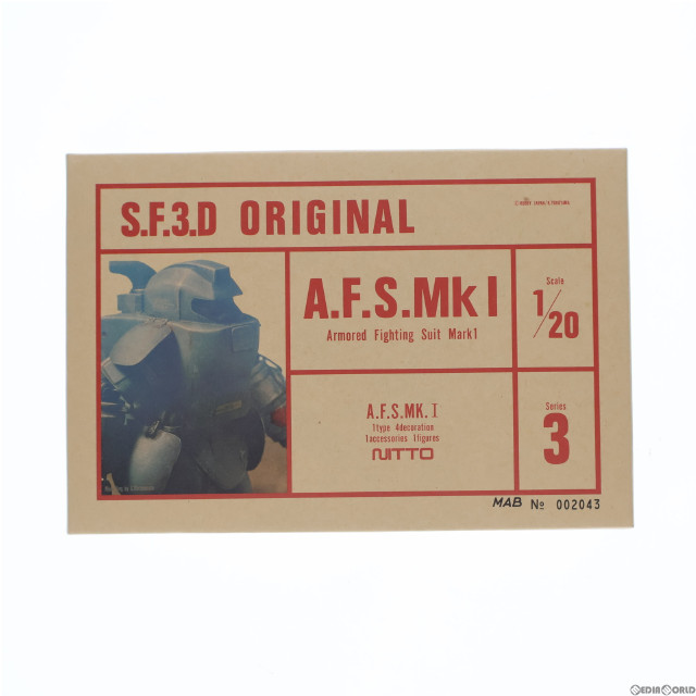 [PTM]1/20 A.F.S Mk I Armored Fighting Suit Mark1 S.F.3.D ORIGINAL シリーズ3 プラモデル(24097) 日東科学(NITTO)