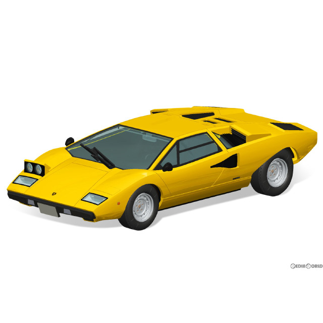 [PTM]初回生産特典付属 ザ・スナップキット No.20-B 1/32 ランボルギーニ カウンタック LP400(イエロー) プラモデル(065341) アオシマ