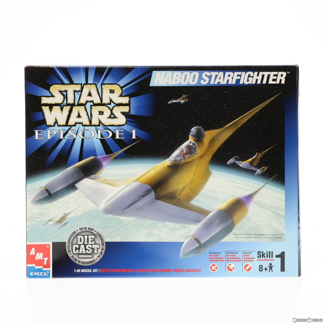 [PTM]1/48 ナブー・スターファイター STAR WARS(スター・ウォーズ) エピソード1/ファントム・メナス ダイキャスト製キット プラモデル(30130) AMT/ERTL