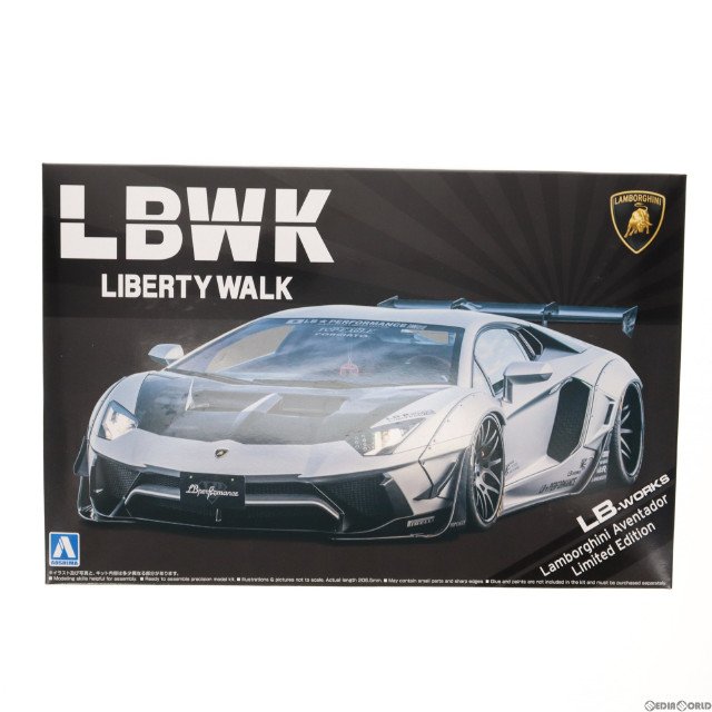 [PTM]リバティーウォークシリーズ No.19 1/24 LBワークス ランボルギーニ アヴェンタドール リミテッドエディション Ver.1 プラモデル(059937) アオシマ
