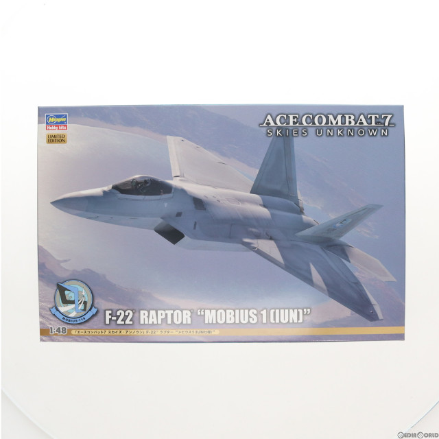 [PTM]1/48 F-22 ラプター メビウス1(IUN仕様) エースコンバット7 スカイズ・アンノウン プラモデル(SP571) ハセガワ