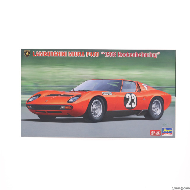 [PTM]1/24 ランボルギーニ ミウラ P400 1968 ホッケンハイムリンク プラモデル(20567) ハセガワ