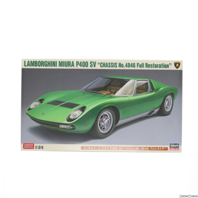 [PTM]1/24 ランボルギーニ ミウラ P400 SV 『シャシーNo.4846 フルレストア』 プラモデル(20652) ハセガワ