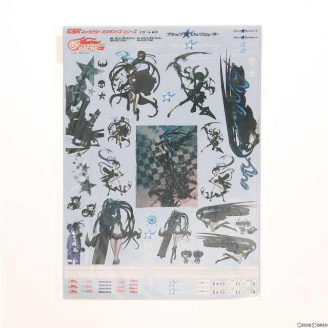 [PTM]GSRキャラクターカスタマイズシリーズ 1/24対応デカール018 ブラック★ロックシューター プラモデル用アクセサリ グッドスマイルレーシング