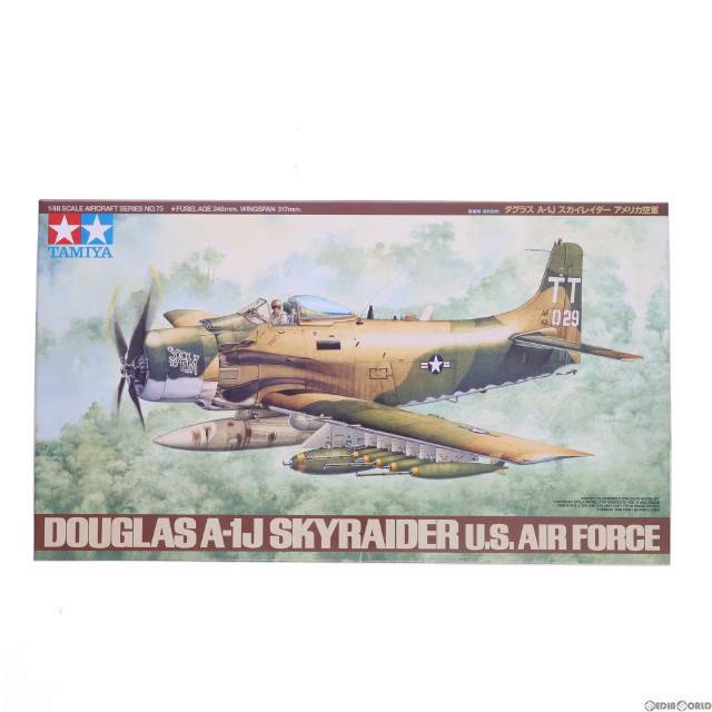 [PTM]傑作機シリーズ No.73 1/48 ダグラス A-1J スカイレイダー アメリカ空軍 ディスプレイモデル プラモデル(61073) タミヤ
