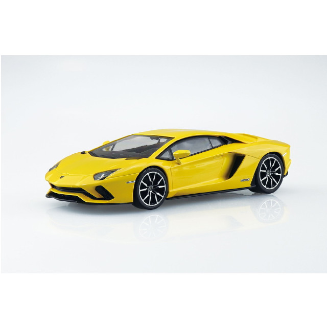 [PTM]初回生産特典付属 楽プラ スナップキット No.7-PY 1/32 ランボルギーニ アヴェンタドールS(パールイエロー) プラモデル(068151) アオシマ