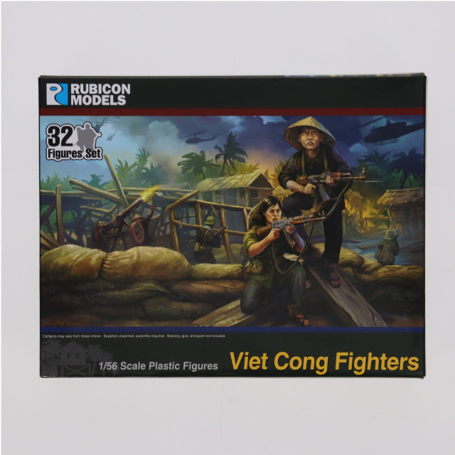[PTM]1/56 べトコン兵士(32体入) プラモデル(RB1001) RUBICON MODELS(ルビコンモデルス)