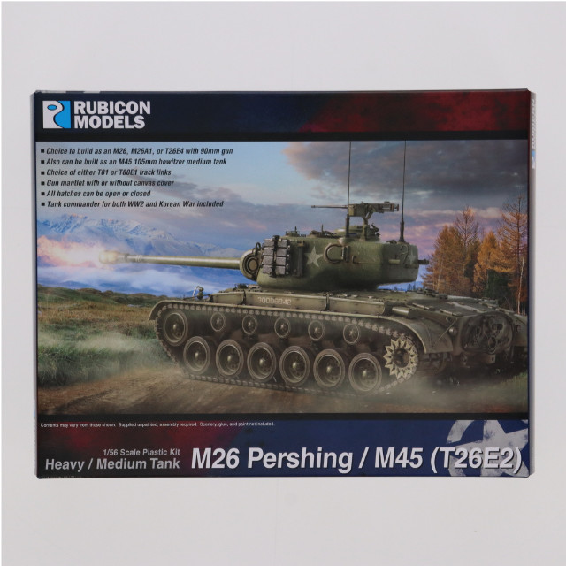[PTM]1/56 M26 パーシング/M45(T26E2) プラモデル(RB0116) RUBICON MODELS(ルビコンモデルス)
