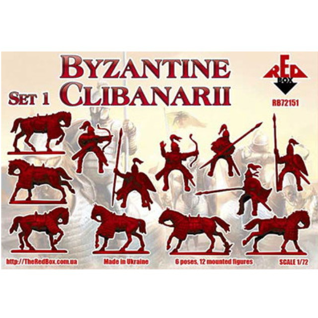 [PTM]1/72 ビザンツ帝国クリバナリ重装騎兵セット1・6ポーズ12騎 プラモデル(ORR72151) Red Box(レッドボックス)