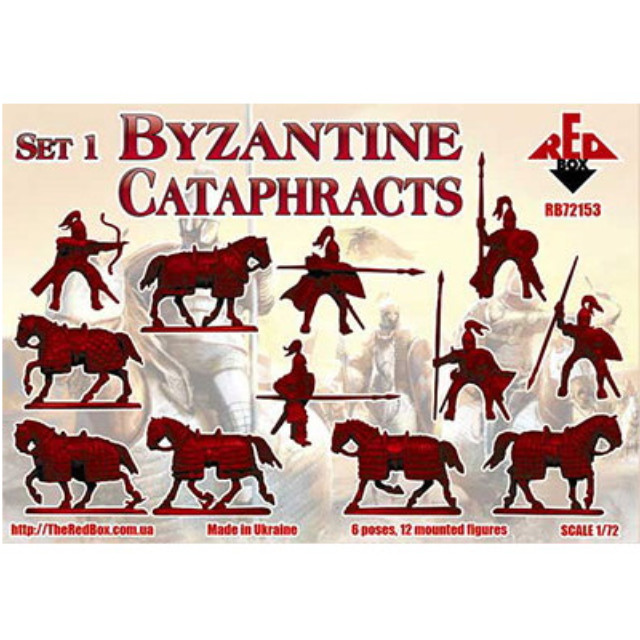 [PTM]1/72 ビザンツ帝国カタフラクト重装甲騎兵セット1・6ポーズ12騎 プラモデル(ORR72153) Red Box(レッドボックス)