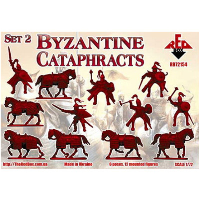 [PTM]1/72 ビザンツ帝国カタフラクト重装甲騎兵セット2・6ポーズ12騎 プラモデル(ORR72154) Red Box(レッドボックス)