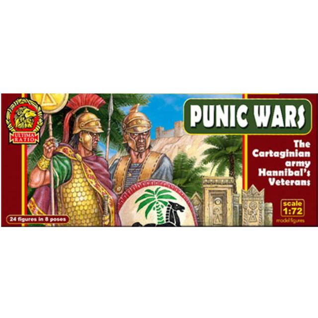 [PTM]1/72 カルタゴ・ハンニバル古参兵ポエニ戦争・8ポーズ24体 プラモデル(RU72019) ULTIMA RATIO(ウルティマティオ)