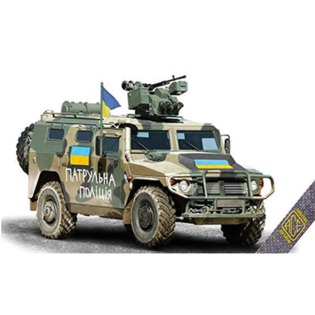 [PTM]1/72 ウクライナ・ティーグルM・アルバレット銃塔装備型 プラモデル(UA72188) ACE(エース)