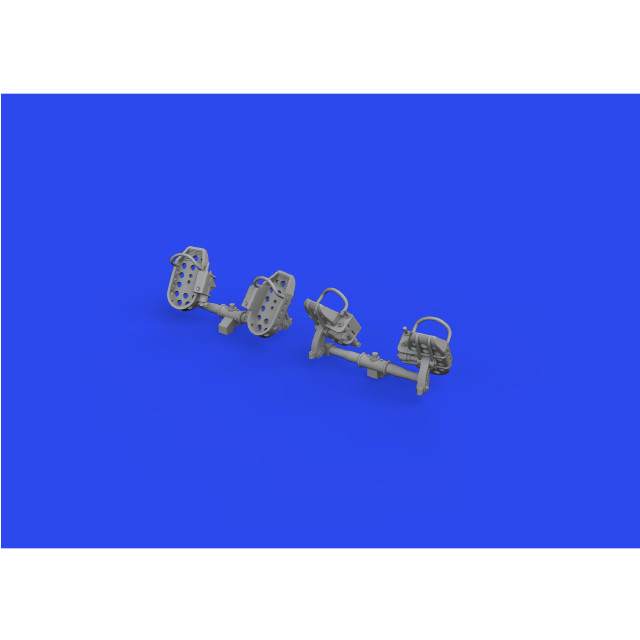 [PTM](再販)1/32 Bf109E (後期) ラダーペダル(2個入) プラモデル用アクセサリ(EDU632193) Eduard(エデュアルド)