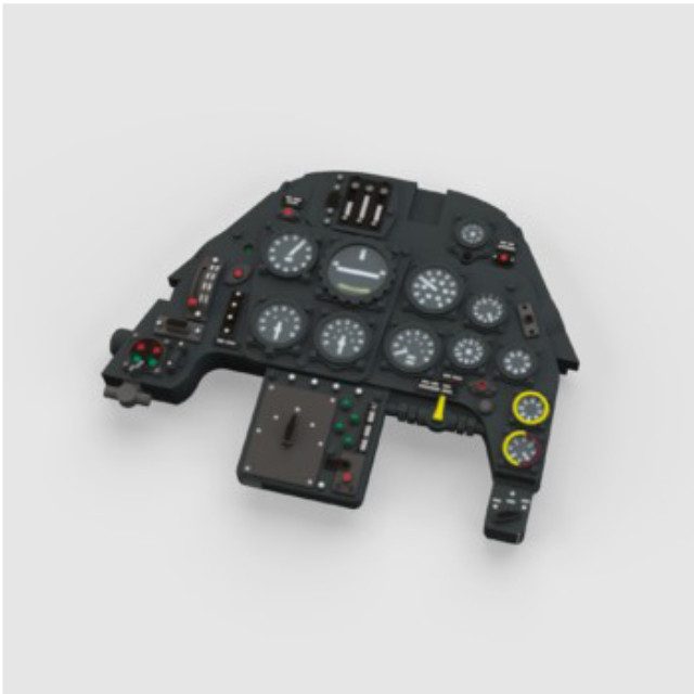 [PTM](再販)ルック 1/48 Bf109G-6 計器盤(エデュアルド用) プラモデル用アクセサリ(EDU644003) Eduard(エデュアルド)