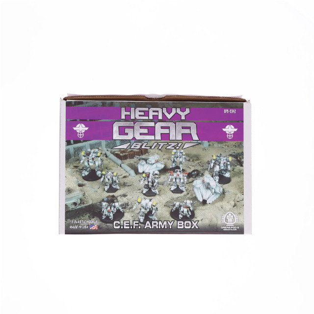 [PTM]1/144 Heavy Gear Blitz!(ヘヴィギアブリッツ) C.E.F. Army Box プラモデル(DP9-9342) Dream Pod 9