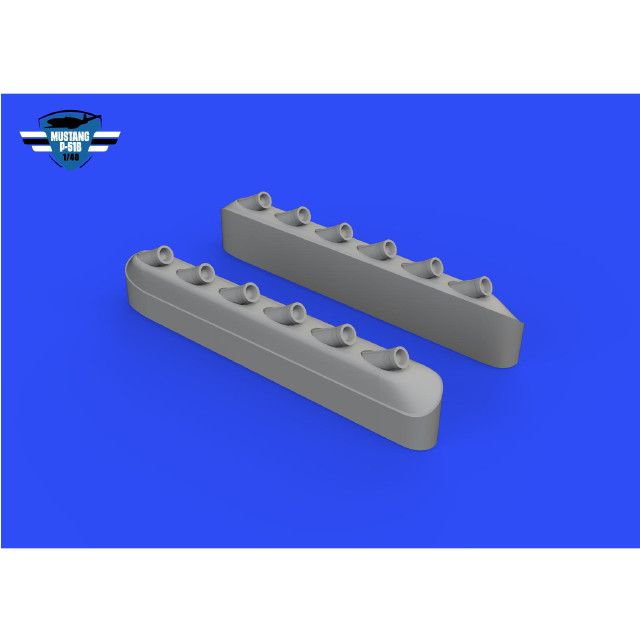 [PTM](再販)1/48 P-51B/C 排気管(フェアリング付)(エデュアルド用) プラモデル用アクセサリ(EDU648993) Eduard(エデュアルド)