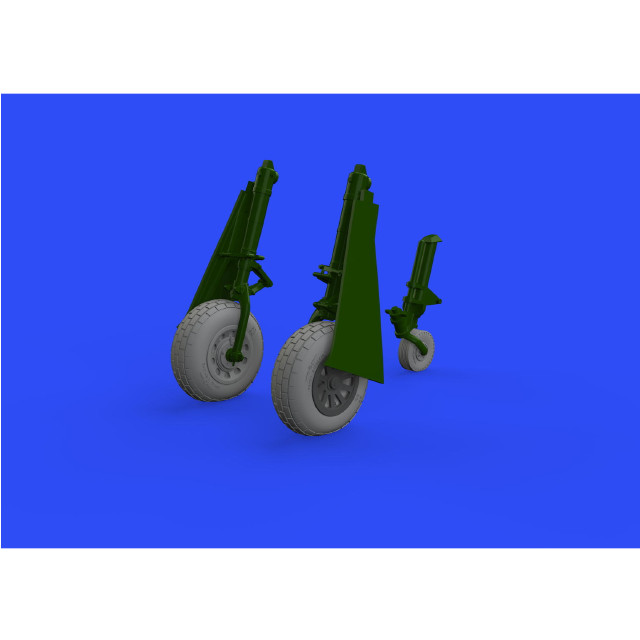 [PTM](再販)1/48 P-51B/C ホイール(ブロックトレッド)(エデュアルド用) プラモデル用アクセサリ(EDU648989) Eduard(エデュアルド)