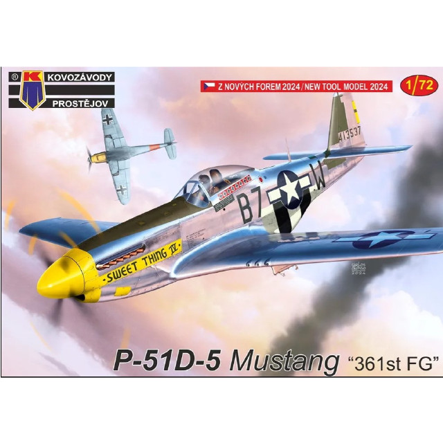 [PTM]1/72 P-51D-5 マスタング 第361戦闘航空群 プラモデル(KPM0442) KP MODELS