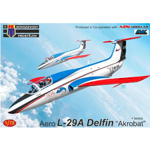 [PTM]1/72 アエロ L-29A デルフィン アクロバット プラモデル(KPM0466) KP MODELS