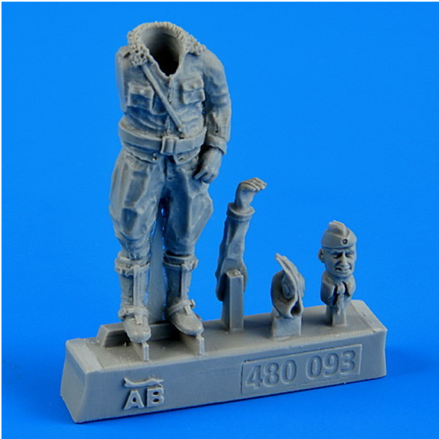 [PTM](再販)1/48 WW.II 独空軍 パイロット プラモデル用アクセサリ(ARB480093) Aero Bonus(エアロボーナス)